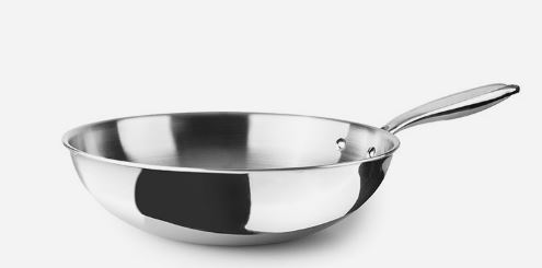 WOK Ø30CM  INDUÇAO TRIPLY TRIMETAL